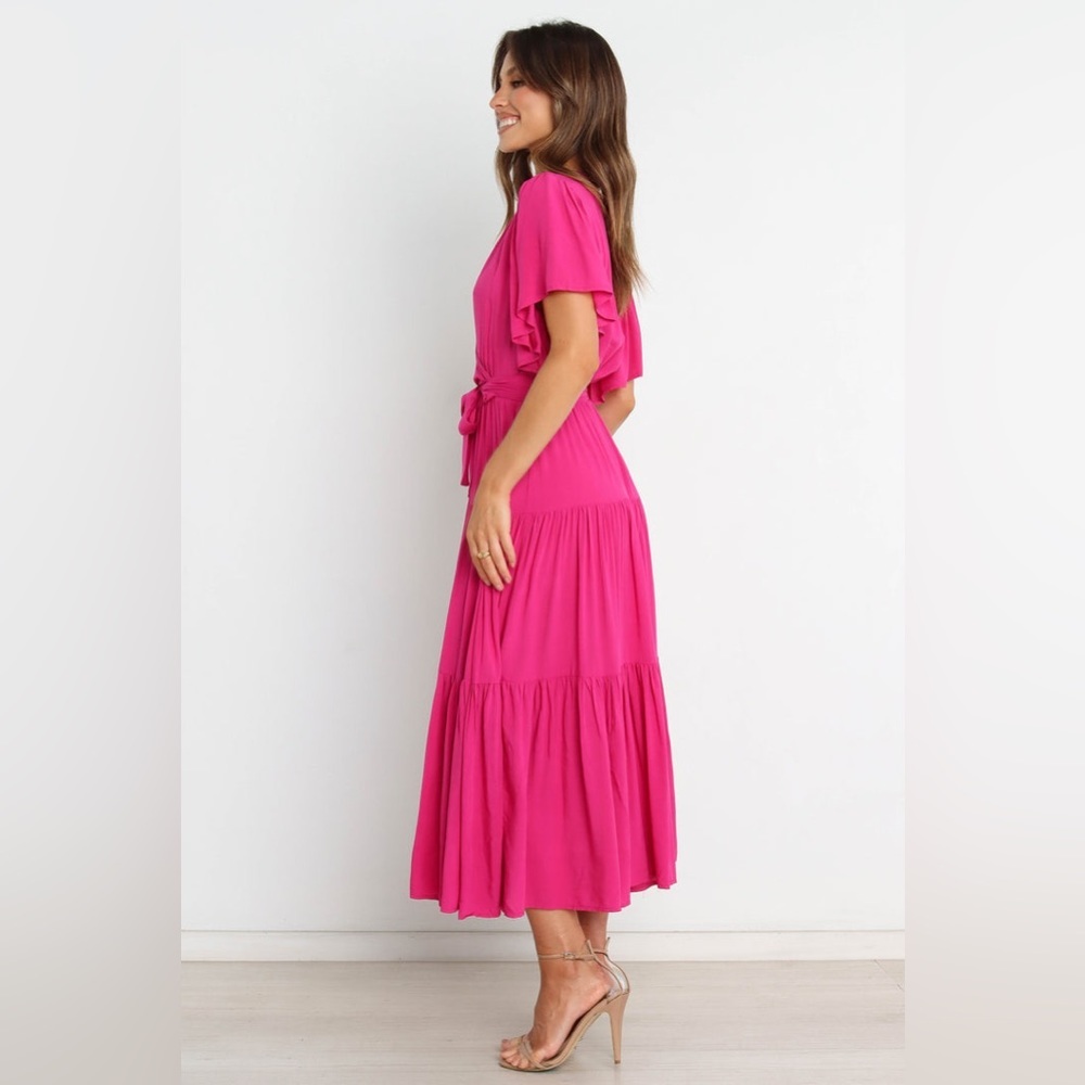 Petal & pup Barbie pink midi dress nwot - Picture 3 of 7